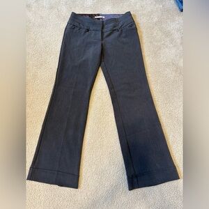 Women's Dark Gray Dress Pants - Classic Bootcut